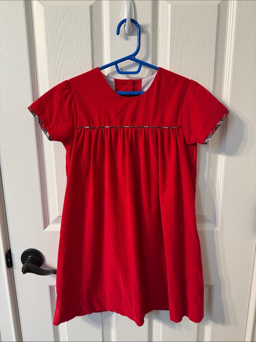 The Beaufort Bonnet Company red corduroy dress.
